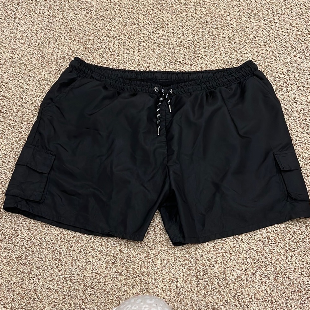 Men’s black shorts